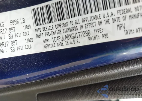 2016 Jeep Cherokee Sport из США, поврежденный, VIN 1C4PJLABXGW177286